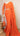 Orange Saree with Banarasi Boutique Blouse,Belt and Potli - House of Nepal