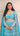Aqua Blue Thread and Colourful Sequin Embroidered Lehenga with Boutique Blouse and Dupatta
