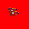 Nepali Flag Brooch - House of Nepal