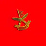 Cross Khukuri With Nepali Flag Brooch - House of Nepal