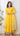 Yellow Sequin Embroidery Boutique Anarkali Kurta with Chudidar and Shawl