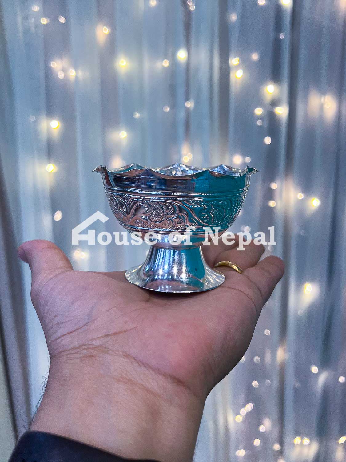 Pure Silver Pasni Bowl and Spoon