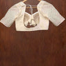 Half Sleeve Thread and Mirror Work Boutique Blouse - House of Nepal