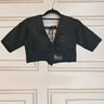 Half Sleeve Designer Blouse Black Perfection - House of Nepal