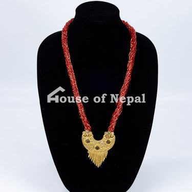 Pote With Gold Imitation Jewelry - House of Nepal