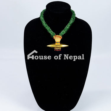 Pote With Gold Imitation Jewelry - House of Nepal