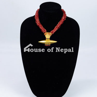 Pote With Gold Imitation Jewelry - House of Nepal