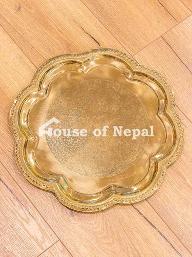 Pittal Decor Tray - House of Nepal