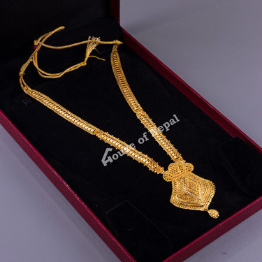 Long Gold Imitation Rani Haar - House of Nepal