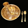 Genuine Kansa Bronze Chamcha Kaata Spoon Fork - House of Nepal