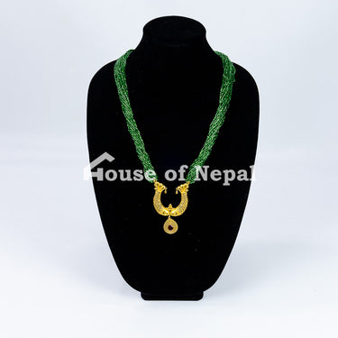 Pote With Gold Imitation Jewelry - House of Nepal